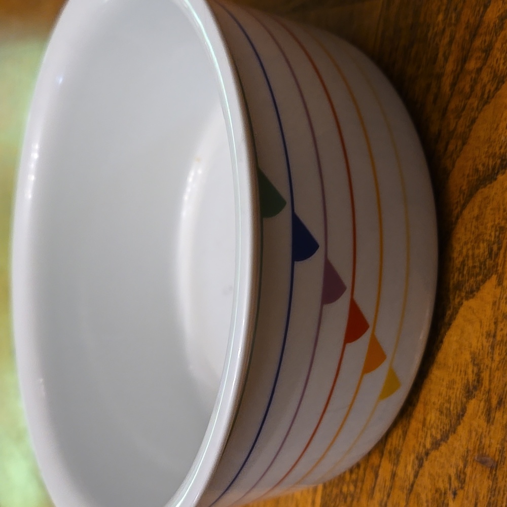 Colorful Striped Bowl - Picture 7 of 8